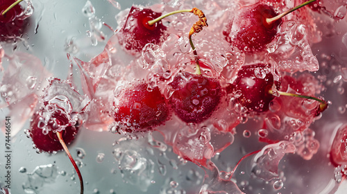 Frozen sour cherry. © Ghazanfar
