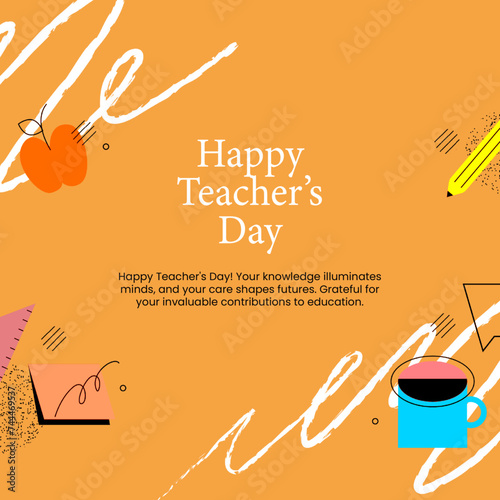 Teachers' Day Poster - Book...