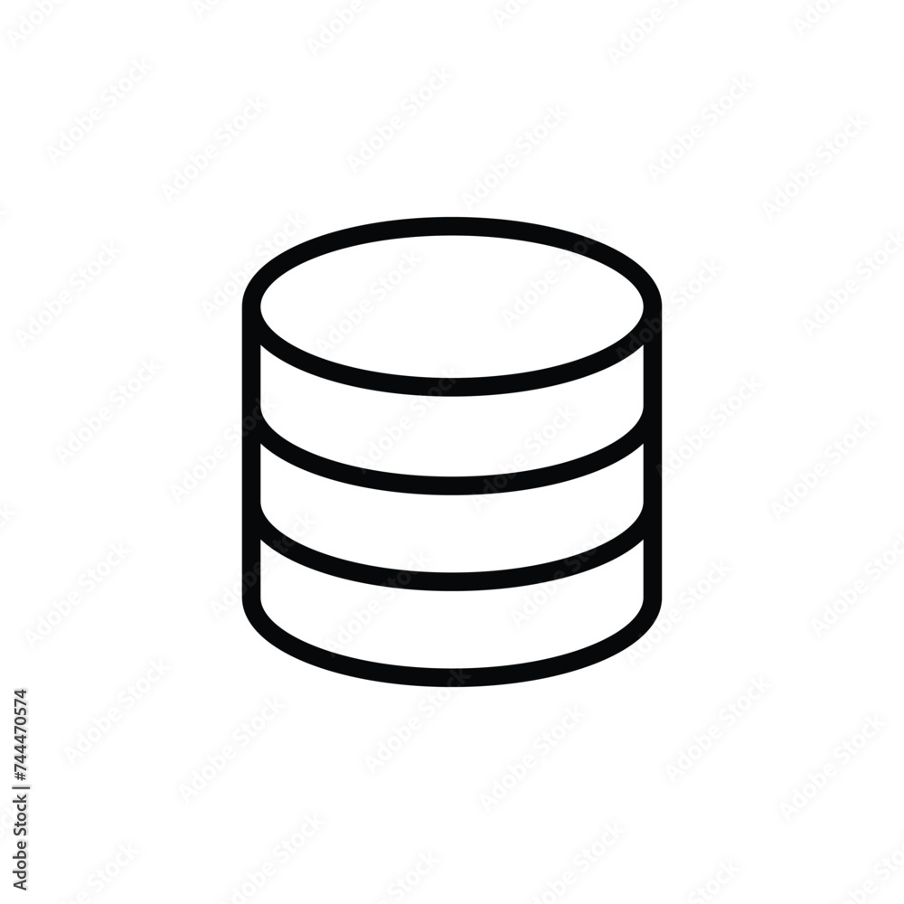 database icon vector template simple and clean database icon vector template simple and clean
