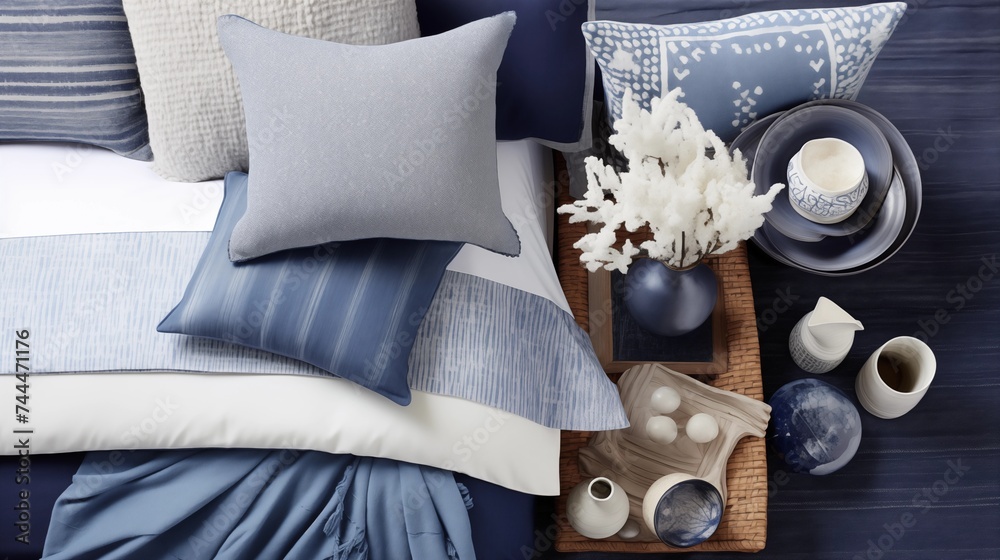 Indigo Dreams Dive into tranquility with shades of indigo blue Indigo Dreams Dive into tranquility with shades of indigo blue