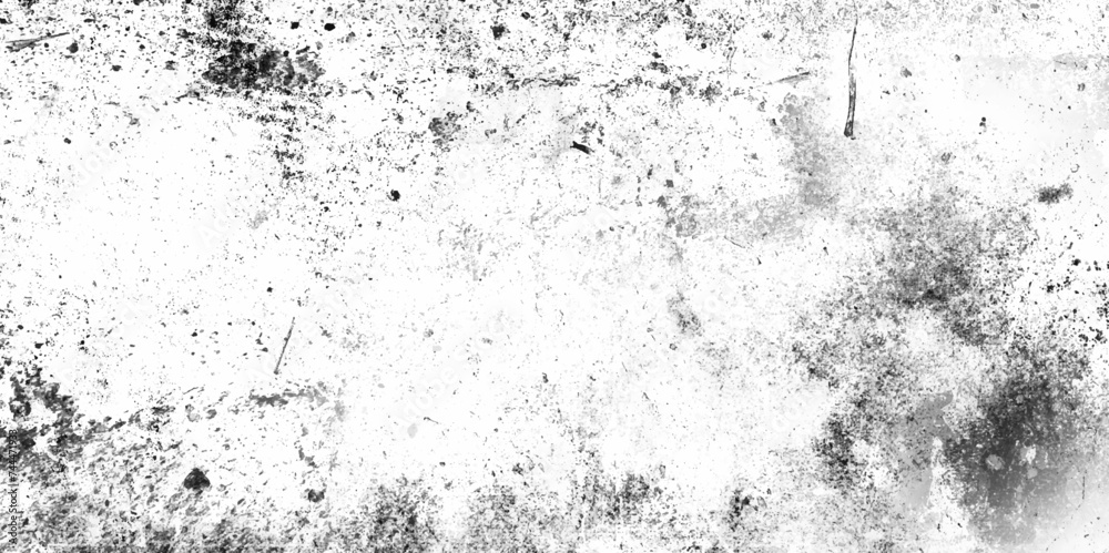 Grunge black and white crack paper texture design and texture of a concrete wall with cracks and scratches background . Vintage abstract texture of old surface. Grunge texture design	
