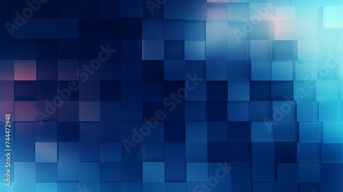 Abstract Gradient Navy Blue Digital Grid Pattern Wallpaper Background