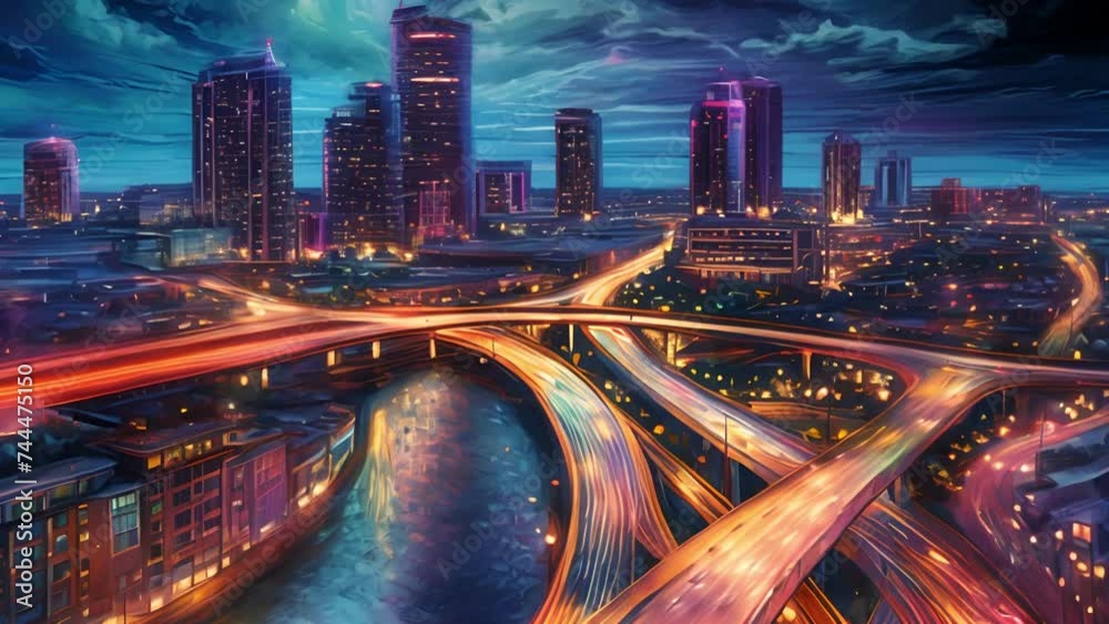 都市の夜景,Generative AI 