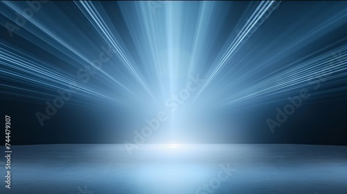 Captivating Gray Blue Abstract Background with Radiant Illumination - Ideal for Presentations and Designs