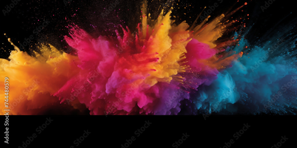 Explosion of colorful powder on black background. rainbow explosion explode burst isolated splatter abstract,Colorful rainbow holi powder splash, smoke or fog particles explosive special effect
Explosion of colorful powder on black background. rainbow explosion explode burst isolated splatter abstract,Colorful rainbow holi powder splash, smoke or fog particles explosive special effect