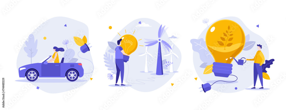 Fototapeta premium Set Of Business Characters Concepts