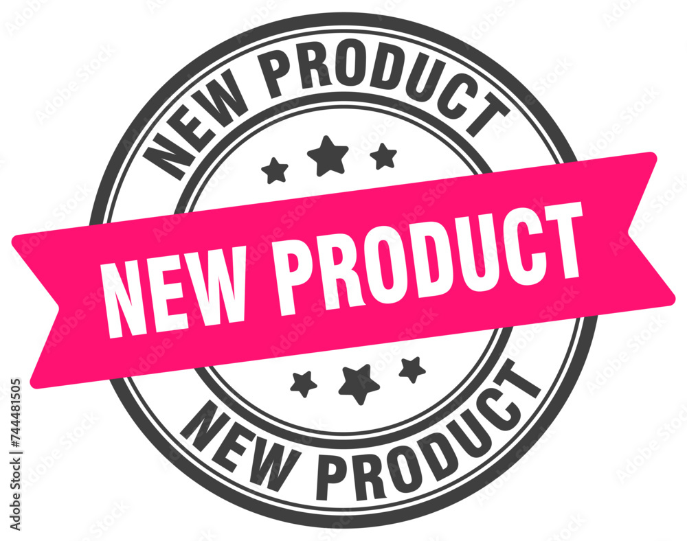 new product stamp. new product label on transparent background. round sign new product stamp. new product label on transparent background. round sign