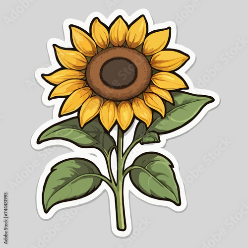 abstract sunflower background 