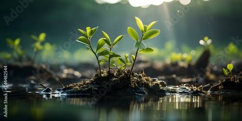 Promoting ecofriendly fishing with mangroves for climate resilience and carbon sequestration. Concept Ecofriendly Fishing  Mangroves Conservation  Climate Resilience  Carbon Sequestration