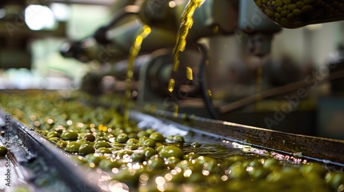 Olive oil production process