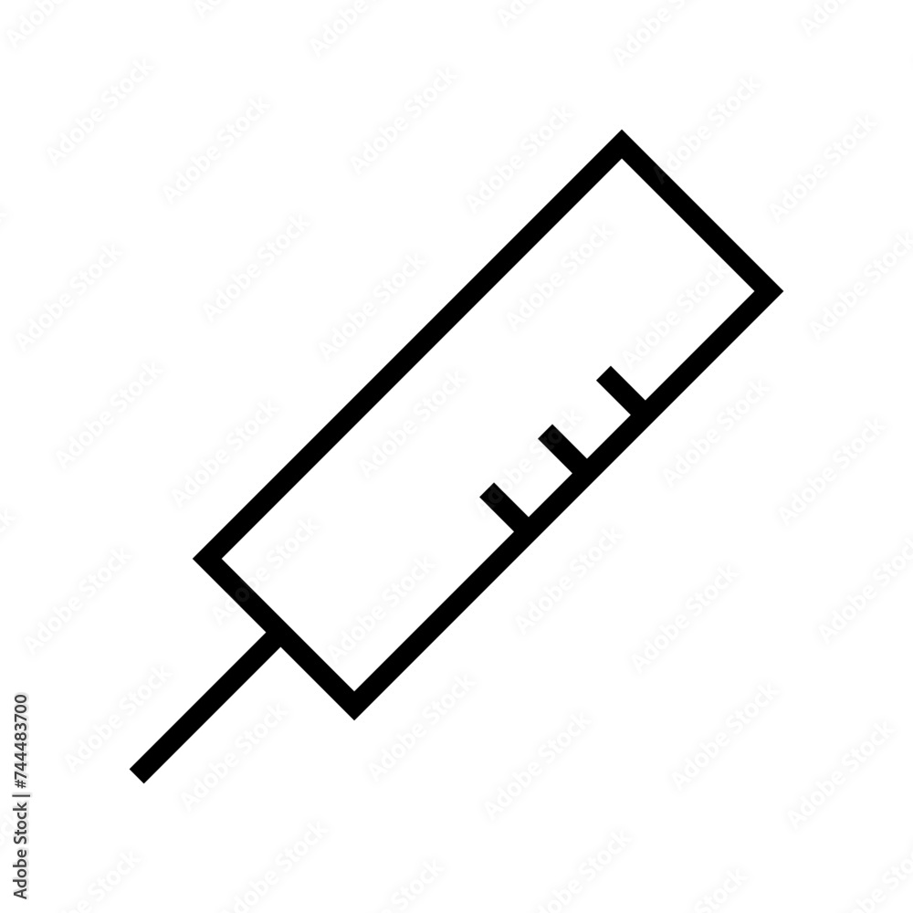 illustration of a needle illustration of a needle