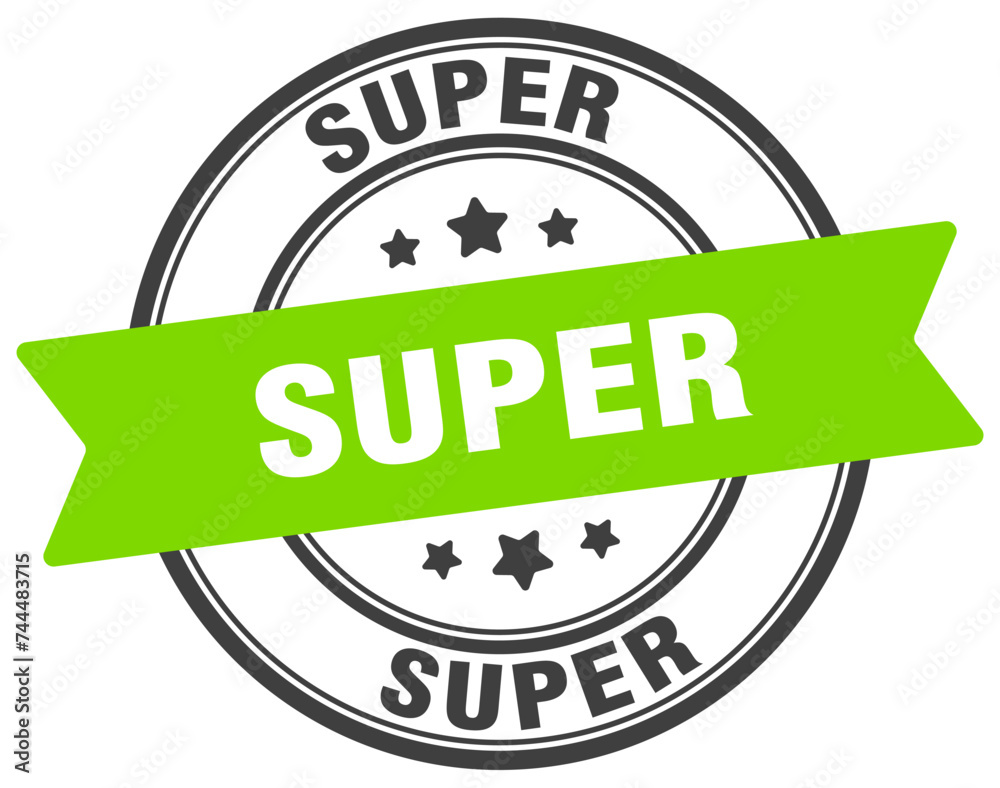 super stamp. super label on transparent background. round sign super stamp. super label on transparent background. round sign