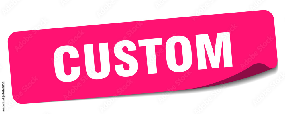 custom sticker. custom label custom sticker. custom label