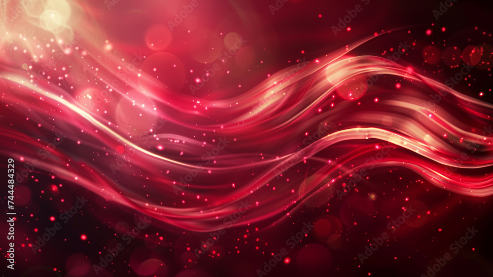 Obraz premium red neon abstract background.