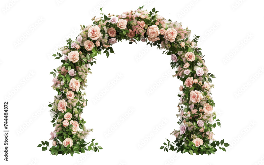 A wedding arch isolated on transparent background. A wedding arch isolated on transparent background.