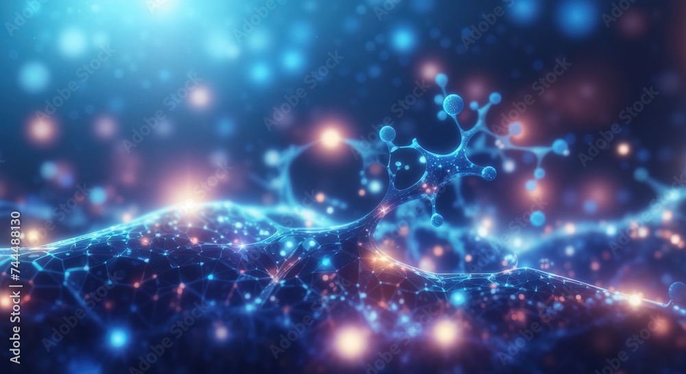 Network data movement, internet background Network data movement, internet background