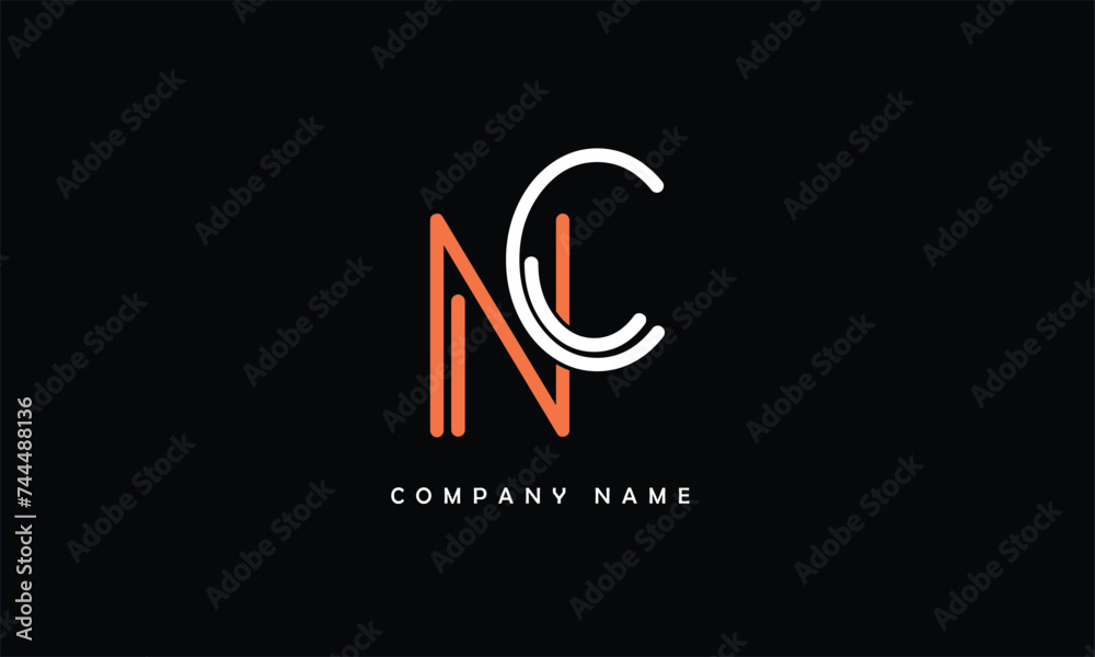 NC, CN, N, C Abstract Letters Logo Monogram NC, CN, N, C Abstract Letters Logo Monogram