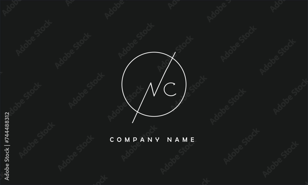 NC, CN, N, C Abstract Letters Logo Monogram NC, CN, N, C Abstract Letters Logo Monogram