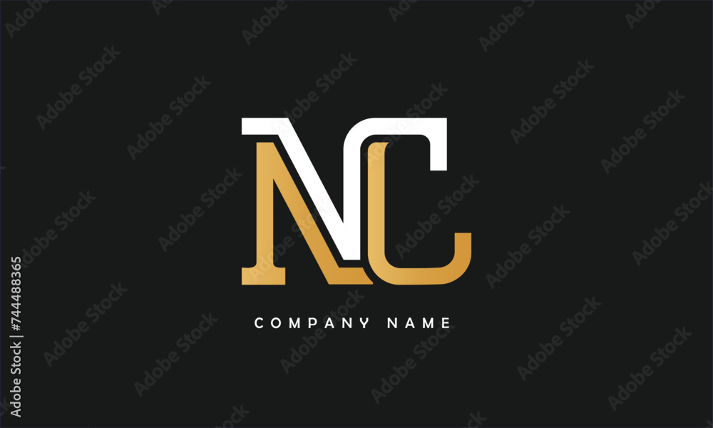 NC, CN, N, C Abstract Letters Logo Monogram NC, CN, N, C Abstract Letters Logo Monogram