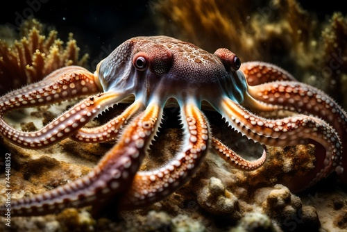 octopus in aquarium © farzana