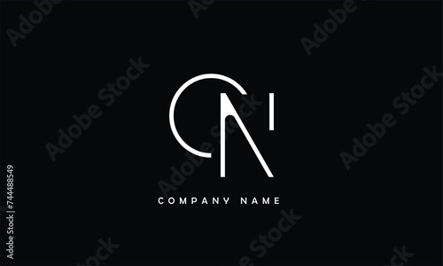 NC, CN, N, C Abstract Letters Logo Monogram