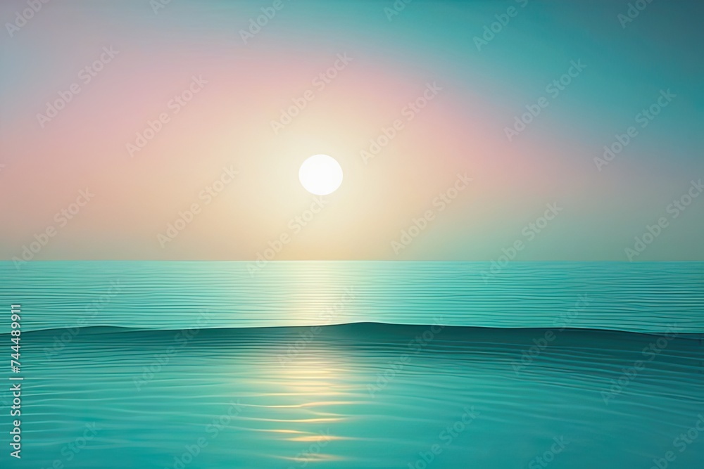 Soft Teal Wave Abstract Background Soft Teal Wave Abstract Background