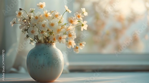 Minimalist Floral Arrangement in Soft Light