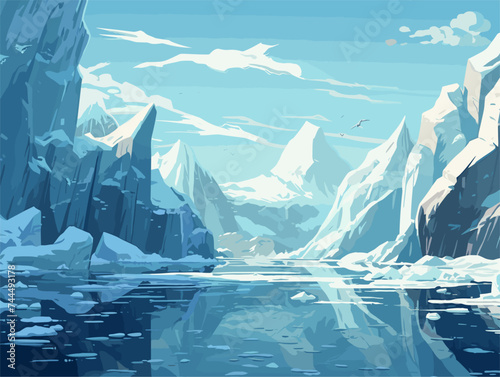 iceberg in polar regions