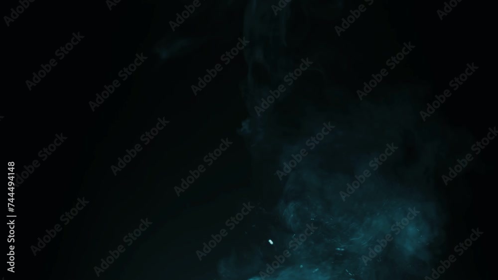 Blue dust particles Animation Background 