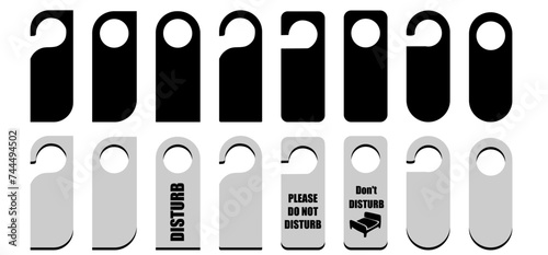 Do not disturb. Door hanger