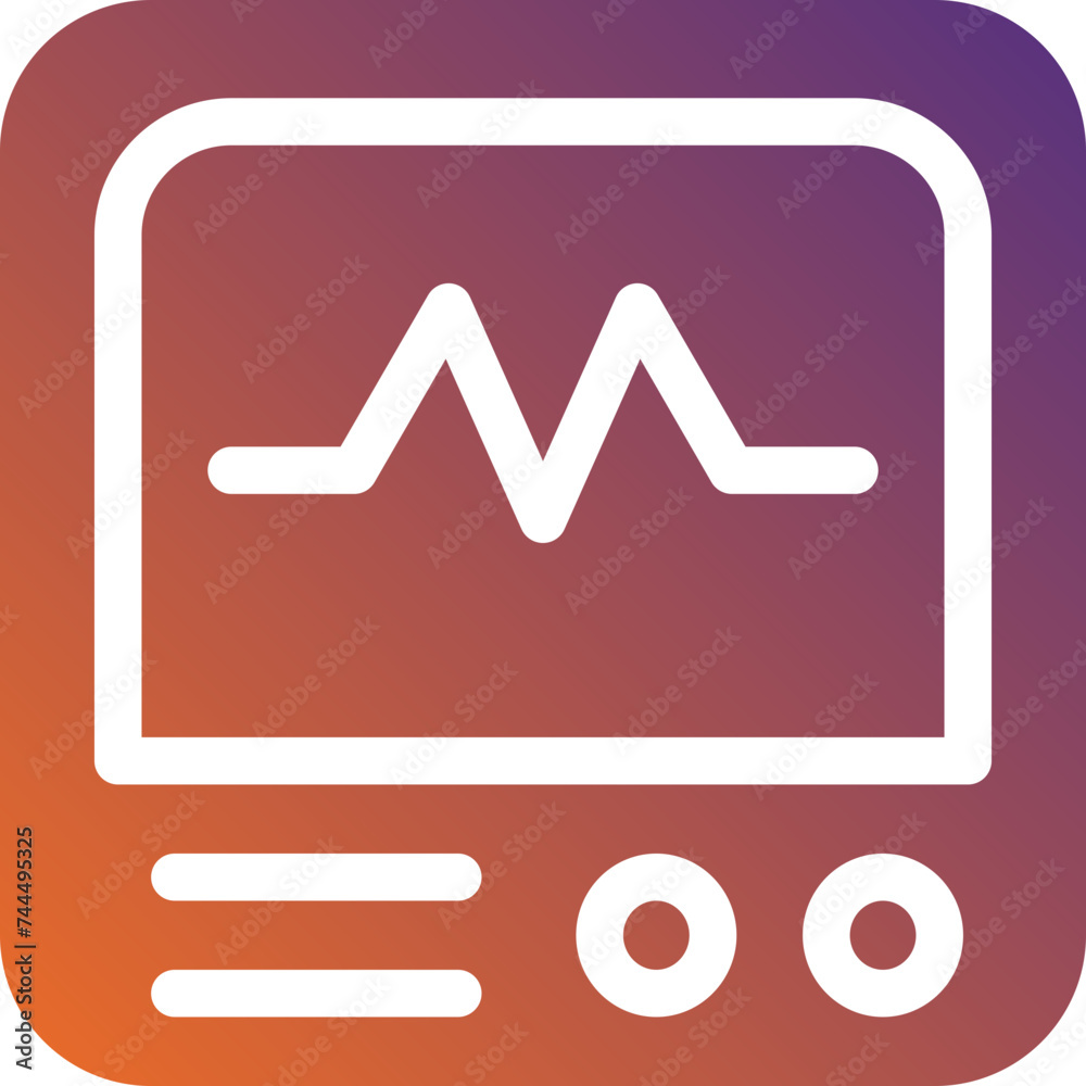 ECG monitor icon