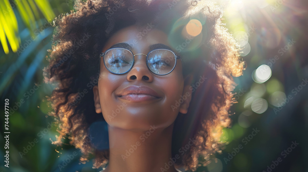 Radiant Young Woman with Sun Flare.
A joyful young woman with sunlight flaring through foliage. Radiant Young Woman with Sun Flare.
A joyful young woman with sunlight flaring through foliage.