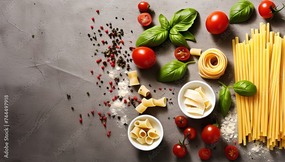dry pasta spaghetti with ingredient dry pasta spaghetti with ingredient