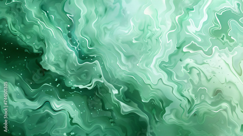 Light green vector background with lava shapes.