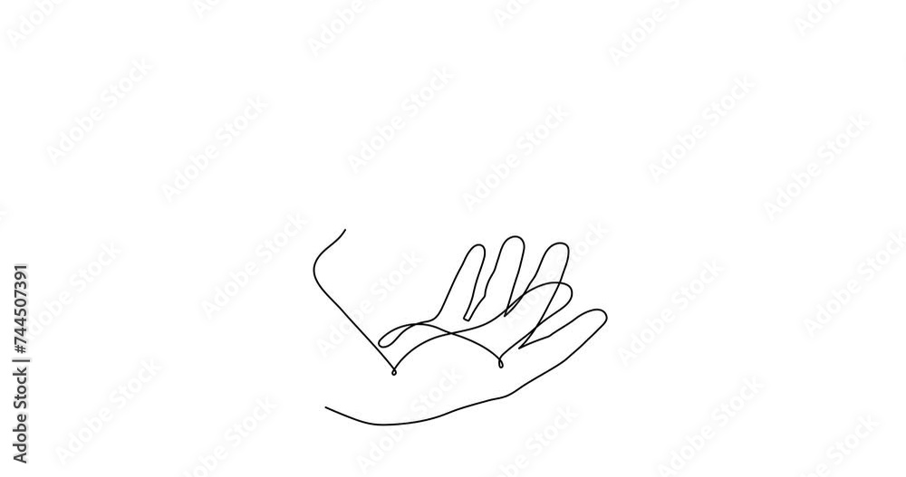Hands hold musical treble clef one line art animation, hand drawn continuous contour motion. Artistic creative concept, minimalist outline design video. 4k self-drawing movie Hands hold musical treble clef one line art animation, hand drawn continuous contour motion. Artistic creative concept, minimalist outline design video. 4k self-drawing movie