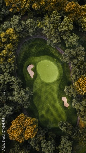 A Drone View of the Golf Court 