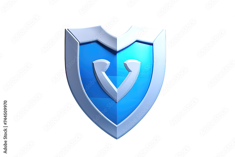 Shield icon illustration isolated on PNG Background. Generative Ai. Shield icon illustration isolated on PNG Background. Generative Ai.