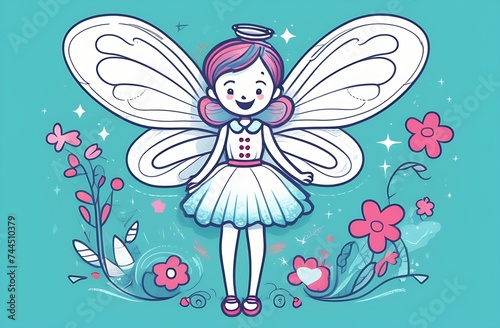 Smiling tooth fairy