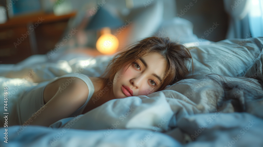 眠れない女性 眠れない女性