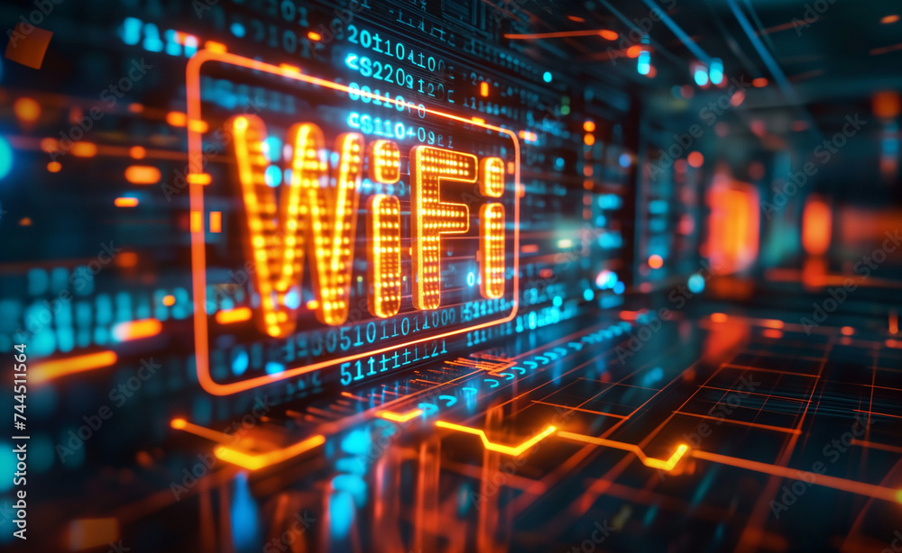 Unveiling Wi-Fi 7: Next-Generation Wireless Technology Illuminated on a Dynamic Server Canvas