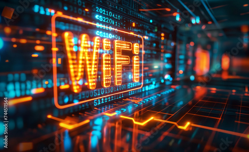 Unveiling Wi-Fi 7: Next-Generation Wireless Technology Illuminated on a Dynamic Server Canvas