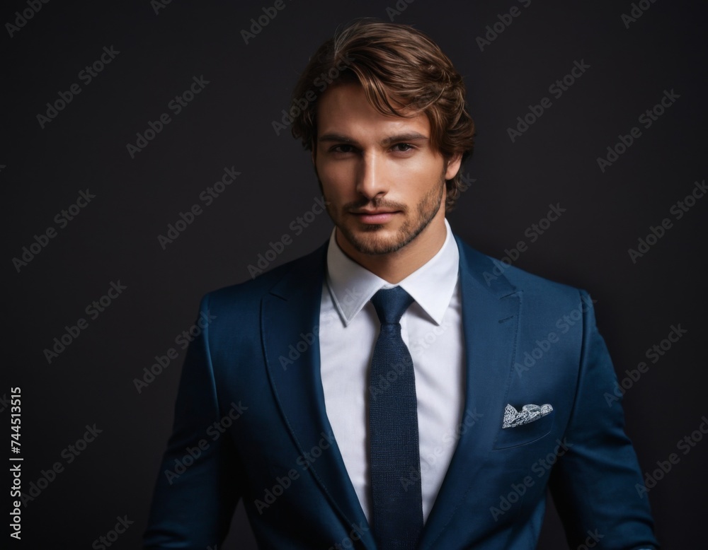 Elegant young handsome man Elegant young handsome man