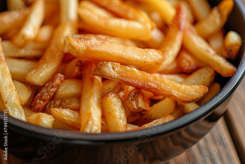 Home made oven baked french fries