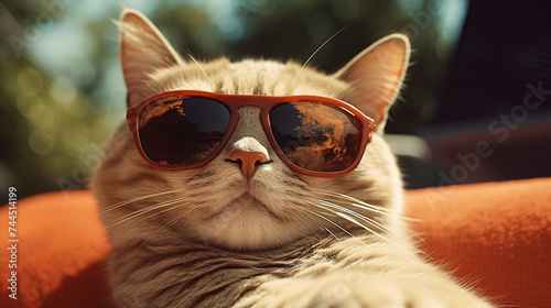Cat with Sunglasses