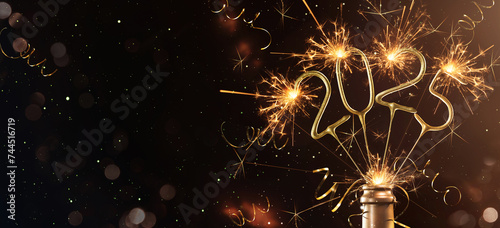 New Year's Eve Party background greeting card © Alexander Raths