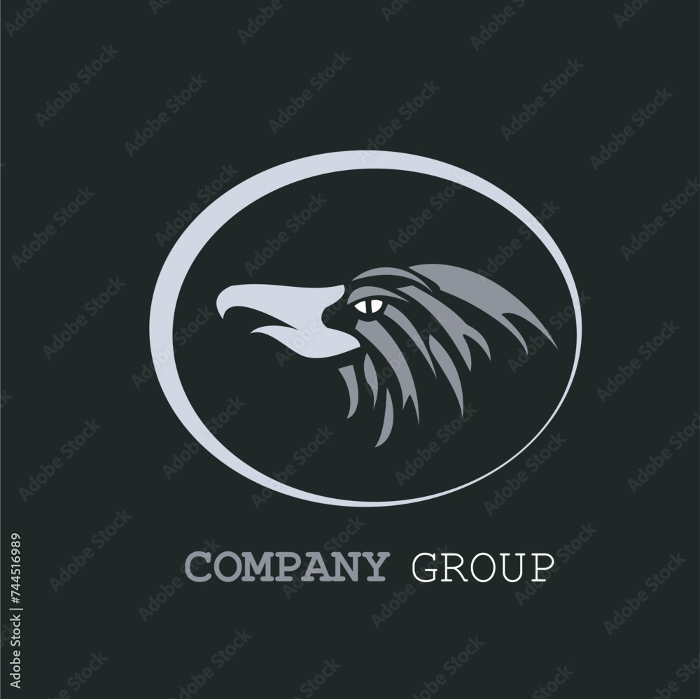 Obraz premium Vector Illustration : Eagle Logo,Vector Logo Template