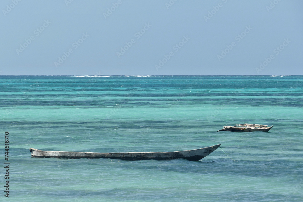 Fototapeta premium boat on the sea