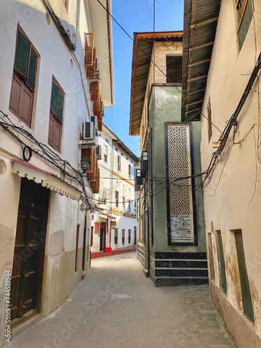 Narrow alleyway in Stone Town  Zanzibar