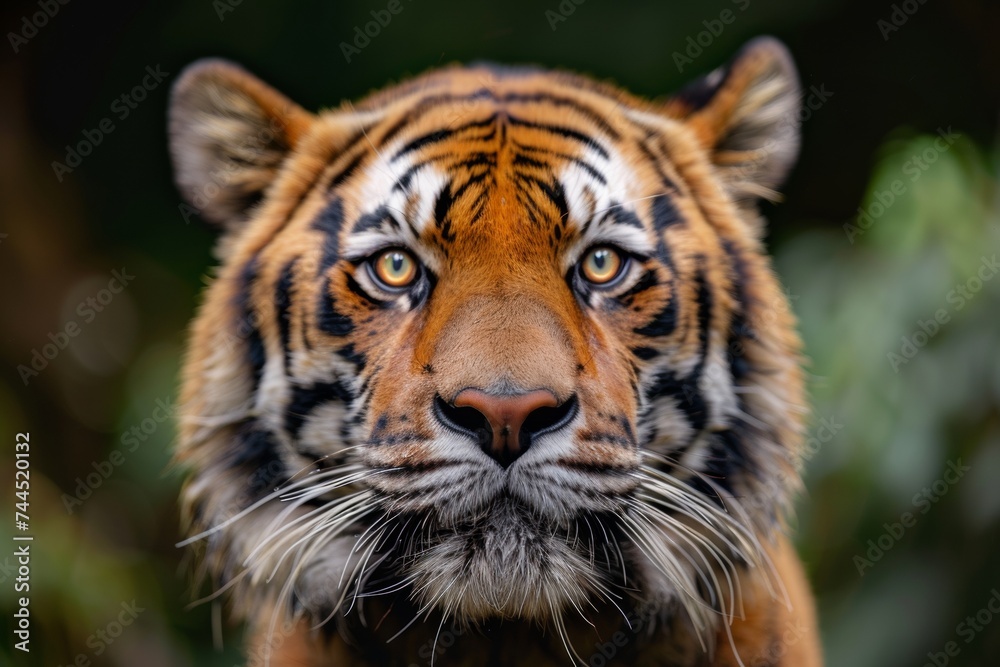 portrait of a tiger portrait of a tiger