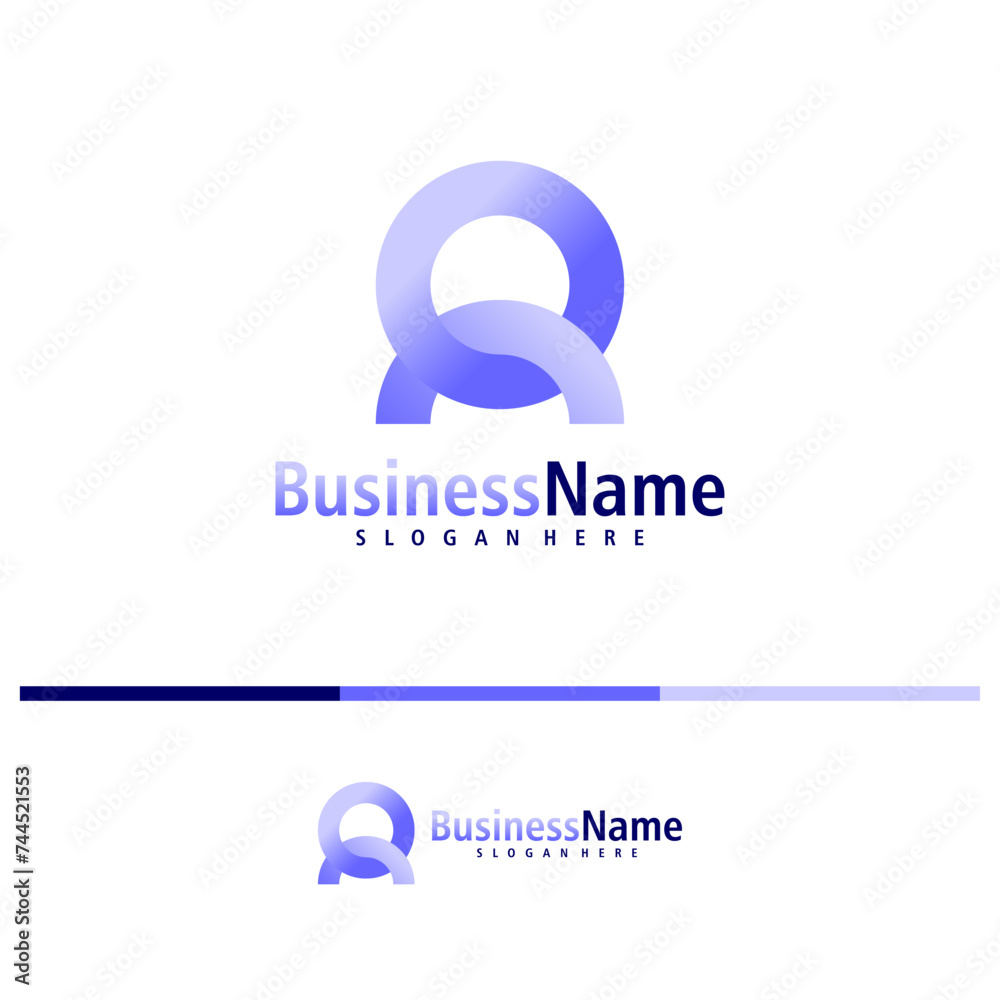 Letter Q logo design vector. Creative Initial Q logo concepts template Letter Q logo design vector. Creative Initial Q logo concepts template